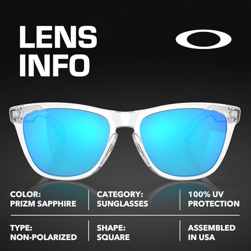 Oakley OO9013 FROGSKINS - Polarized/Non-Polarized - Square Shape Sunglasses with Official Eyewear Kit Bundle4