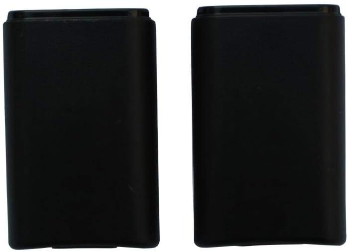 OSTENT Rechargeable Battery Pack for Microsoft Xbox 360 Wireless Controller Color Black Pack of 2