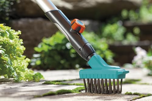 Gardena combisystem-Fugenbürste M: Idealer Gartenhelfer zum leichten Entfernen von Moos an Plattenfugen und Mauerkanten, mit Kratzkante… – Ansicht 3