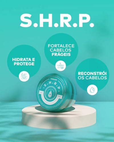 Hidratei SHRP - Creme de proteína vegana super concentrado reconstrução e restauração total 50g