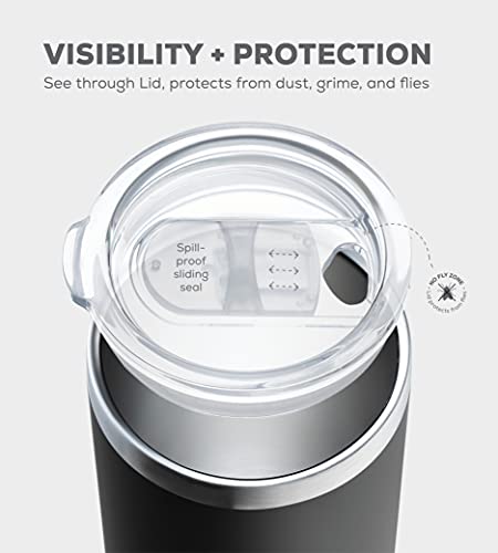 Insulated Skinny Stainless Steel Tumbler Set - 4-Pack 20Oz Coffee Tumbler With Straw - Travel Coffee Mug With Pba Free Lids - Slim Vacuum Insulated Tumblers Keep Hot And Cold - Great For Home, Office. #TOP6