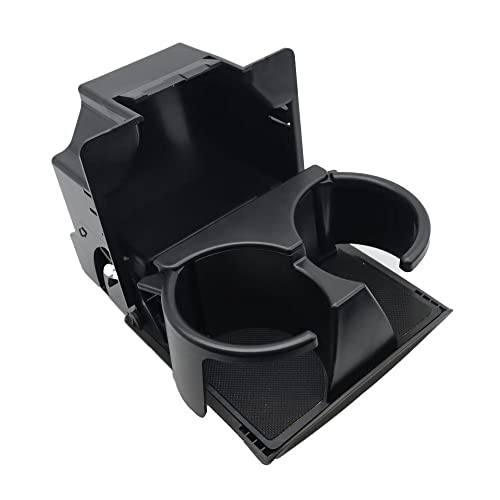 Portavasos para consola de carro plástico negro miniatura 1