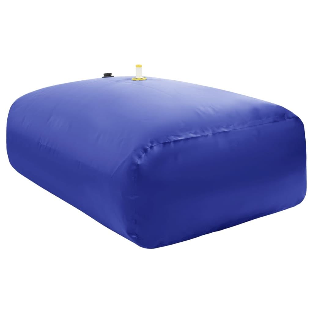 Homgoday Wassertank mit Wasserhahn Faltbar 2100 L PVC Regenwassertank Wasserkanister Aufbewahrungsbehälter Wasserbehälter Regentonne Regenwassertank für Camping Garten Außen