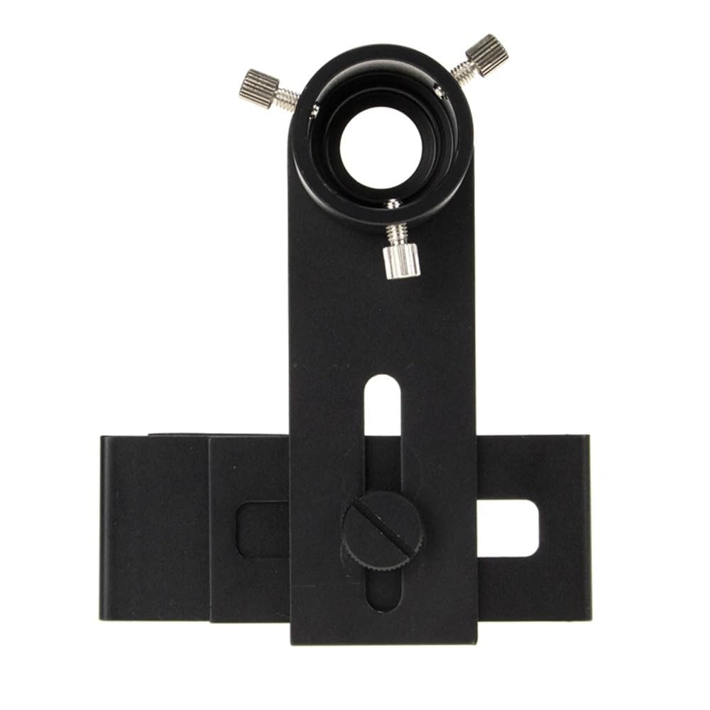 Adaptador de teléfono Inteligente Totalmente metálico for telescopio y microscopio Conector de Lente de cámara Universal for fotografía(24-36mm)