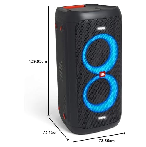 Image of (Refurbished) JBL PartyBox 100 160 Watt Wireless Bluetooth Portable Speaker (Black)
