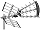 Metronic Astrell 011034 Außenantenne Trinappe 20dB – Filter 4G – UHF – F-Stecker