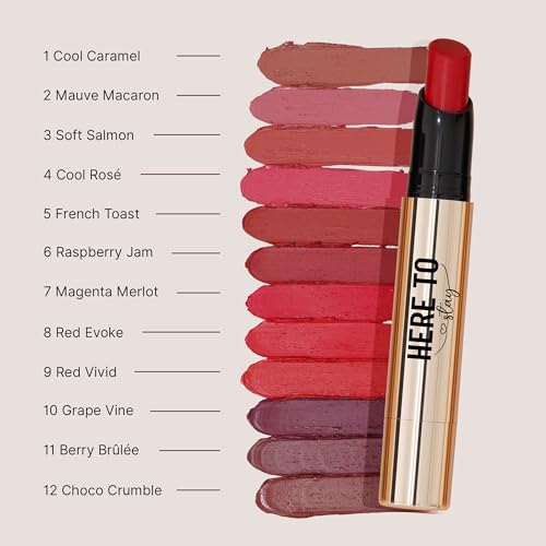 Image of Swiss Beauty Select Here To Stay Lip Crayon | Velvety-Matte Finish | 12-Hour Stay | Enriched With Vitamin E | Retractable Packaging | Smooth Glide | 12 Gorgeous Shades | 2.5g, Shade- 2. Mauve Macaron