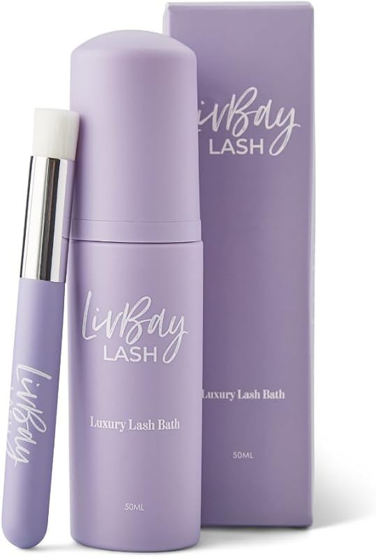 LIVBAY Escova para Banho e Limpeza de Cílios Lash New Lash