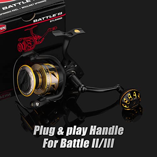 Gomexus Power Handle For Battle Ii/Iii 1000-4000 Spinning Reel Replacement Handle #TOP1