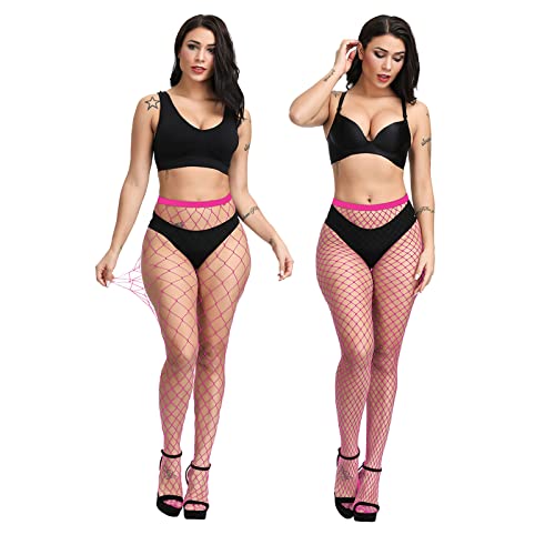 Image of EVERSWE High Waist Fishnet Tights, Thigh High Suspender Stockings
