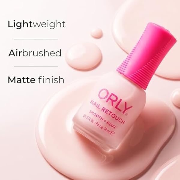 ORLY Лак для ногтей Retouch Smooth & Blur Effect | Nail Treatment + Hybrid Nail Colour | Nail Airbrush Effect