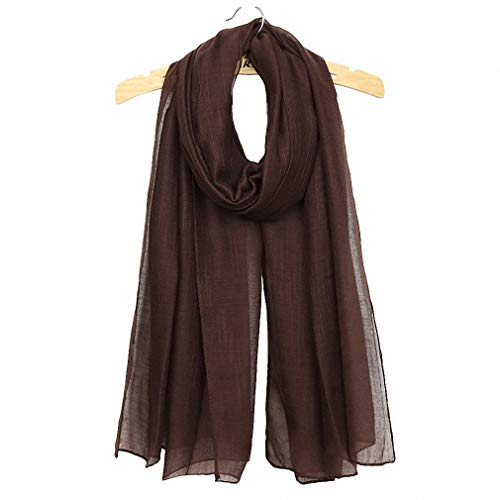 Womens Scarves Female Solid Color Cotton and Linen Scarf Cotton Warm Scarf Shawl Beach Towel Headscarf New Women Sd-35