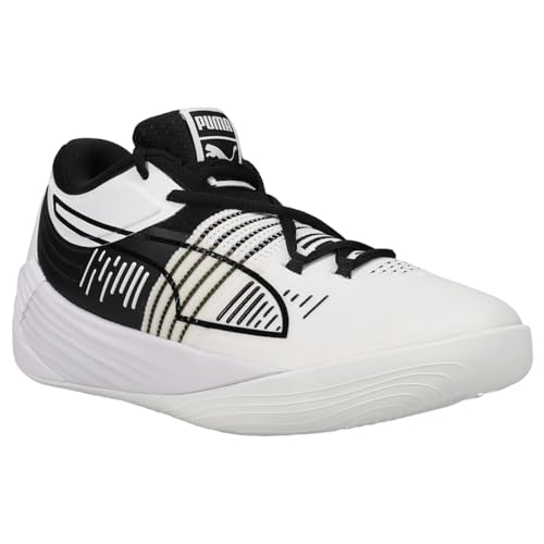 PUMA Mens Fusion Nitro Basketball Sneakers Shoes - White2