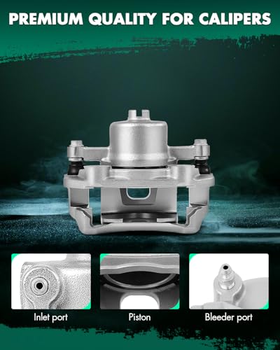 Image of SCITOO 19B956A Front Left Disc Brake Caliper w /Bracket Fit For Nissan For 720 1983-1986,For Nissan For D21 1986-1994,For Nissan For Multi 1986-1988,For Nissan For Pickup 1986-2004, Single Piston