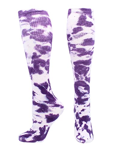 Image of Tie Dye Multisport Tube Socks Soccer Softball Volleyball for Girls Boys Women and Men Youth and Adult