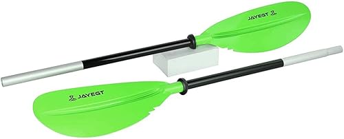 Miniatura 3 de JAYEGT Remo para kayak de 87.4 pulgadas87.4 in de aleación de aluminio, remo con correa de paleta, 1 paleta + 1 correa