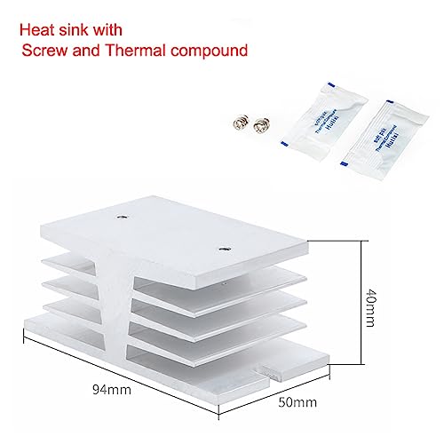 SSR-10DA relais statique monophasé CG 220V avec couvercle plastique - 2
