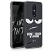 Produktbild kwmobile LG K11 / K11+ / K10 (2018) Hülle - Handyhülle für LG K11 / K11+ / K10 (2018) - Handy Case in Don't Touch My Phone Design Weiß Transparent