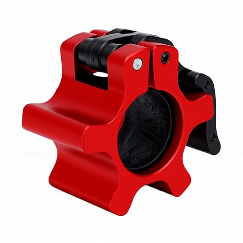 Bewinner Pince d'haltères de 25 Mm, Collier à Dégagement Rapide en Alliage d'aluminium pour l'haltérophilie, Adhérence et sécurité Maximales pour l'entraînement Physique