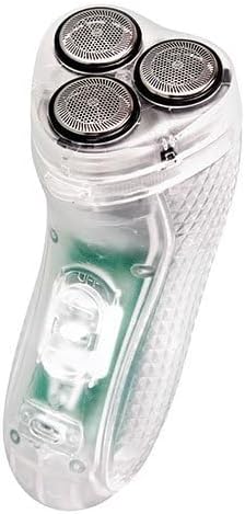 CONAIR SHV1000CT Rechargeable Rotary Head Shaver, Clear