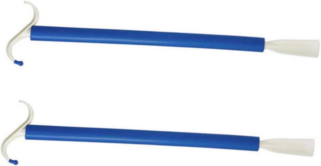 Ipetboom 2pcs Convenient Dressing Stick One Shoe Lifter for Elderly Professional Shoehorn Handicapped Accessory Dressing Aid for Disabled