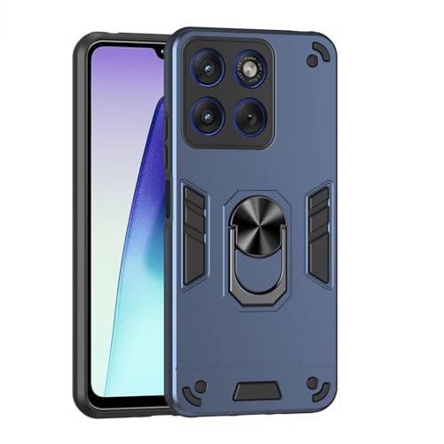 Motorola Moto Edge 70 �d�b�P�[�X�ƌ݊�������A�L�b�N�X�^���h&�ϏՌ����R���O���[�h�����h�~�ی���ȕی�J�o�[ PC �}�b�g�����̊��ȃo���p�[�P�[�X(Blue)