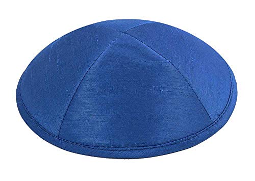 Image of Zion Judaica Deluxe Raw Silk Kippot Bulk Packs or Single Kippah Includes Free Clips