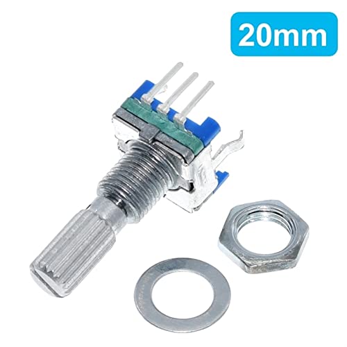 Encodeur rotatif EC11 20mm 5 broches idéal pour la création de commandes de volume audio - 6