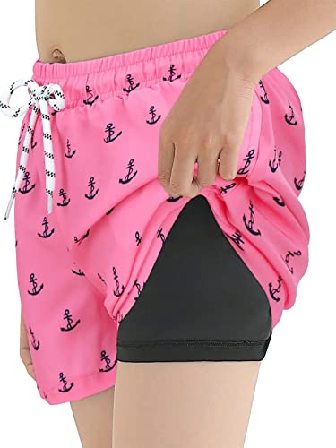 Century Star Boys Swim Trunks with Compression Liner Boys Bathing Suit Toddler Swim Trunks Beach Board Shorts Swimwear3
