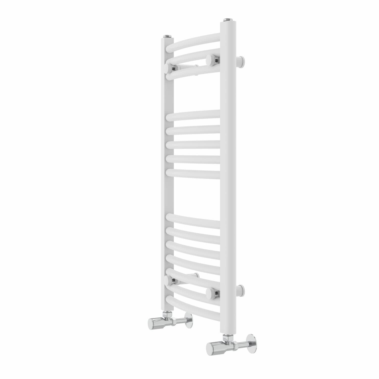 Warmehaus Curved Bathroom Heated Towel Rail Radiator 800x400mm White