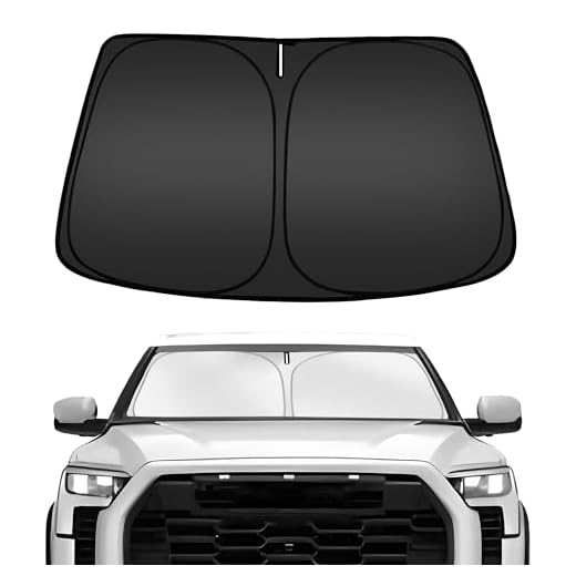 ARISMOTOR Windshield Sun Shade for Toyota Tundra (Limited, SR5, Platinum, TRD Pro) 2022-2025 2026, Custom Fit Foldable Front Window Sunshade Sun Visor Protector, Block UV Rays Keep Your Car Cooler