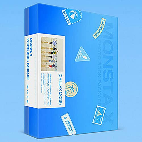 MONSTA X 2021 PHOTO BOOK PACKAGE [ CHILLAX MODE ] 1ea Making DVD+224p Photo Book+1ea Kit Book +1ea Paper Frame+1ea Mini Poster Set+1ea Photo Book Mark Set+1ea Unit Photo Set+1ea Photo Card Set