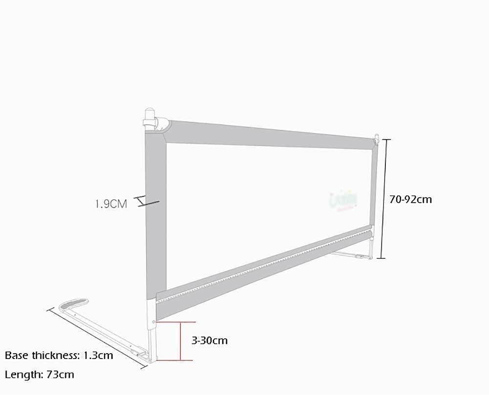 Barriera per Box per Bambini Ringhiera per Letto Ringhiera per Letto per Bambini Neonate Bambini Sicurezza per Bambini Ringhiera per Letto Giocattolo Completo (Dimensioni : Lunghez