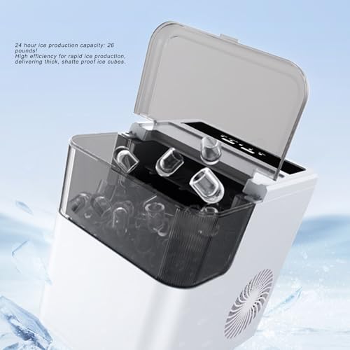 Máquina Fabricadora de Hielo TOPINCN 26lbs/24h Acero miniatura 7