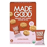 MadeGood Snickerdoodle Soft Baked Cookies, Organic Snacks, 0.85oz Each