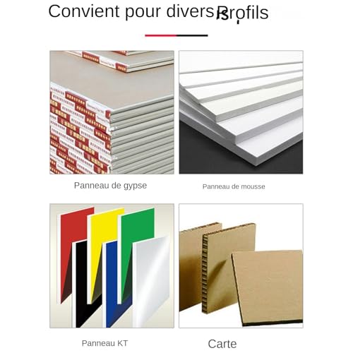 Outil de coupe de plaques de plâtre et gypse manuel pour découpe précise