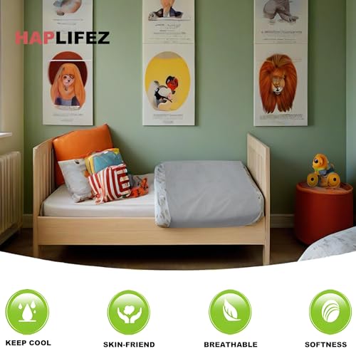 Image of Haplifez Sensory Bed Sheet, Sensory Compression Blanket, Weighted Blankets, Breathable Stretchable Bedding Fit, Lightweight Calming Sleep Solution, Grey, 54 inchx60 inch