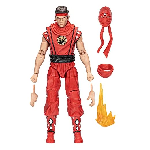 Hasbro Power Rangers x Cobra Kai Lightning Collection Morphed Miguel Díaz Red Eagle Ranger 15 cm