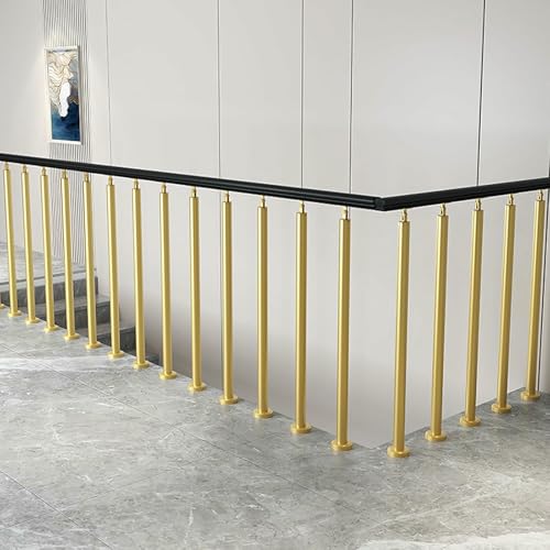 Balaustre de escalera de hierro ajustable con kits completos de montaje en suelo 7