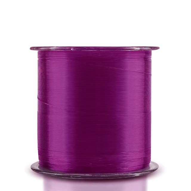 Fishing Line, Monofilament Nylon Fishing Line, Extremely Strong and Durable 2-40LB for Saltwater & Freshwater Fishing (Purple, ‎9.1kg/20lb - 500m/546yd - 0.40mm)