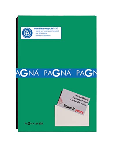 Pagna Unterschriftsmappe grün 20-teilig mit Color-Einband und dehnbarem Rücken