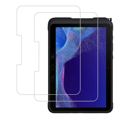 ENGFYADSY Screen Protector for Samsung Galaxy Tab Active4 Pro/Tab Active Pro 10.1 SM-T540/T545/T547 Tempered Glass Film Anti Scratch,Bubble Free,High Definition（2 Pack）