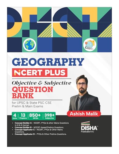 Disha Geography NCERT PLUS Objective & Subjective Question Bank f...