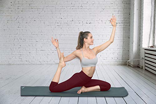 Image of Fengbay High Waist Yoga Pants, Pocket Yoga Pants Tummy Control Workout Running 4 Way Stretch Yoga Leggings