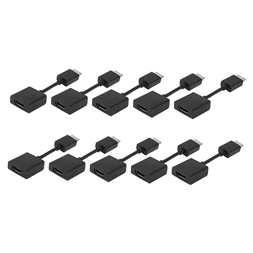 SHINEOFI 10 Piezas de Conectores Macho Hembra Compatible con Tv y Laptop Adaptador