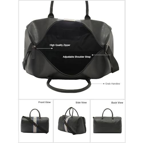 Image of POLICE Morrin Duffle Bag - Black /Navy /Grey