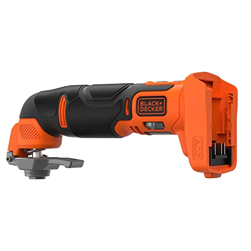 Black + Decker 20V Max Oscillating Tool, Multitool, 6-Speed, Tool Only (Bdcos20B) #TOP4