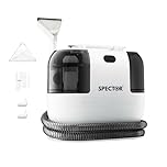 Spector Portable Carpet Cleaner Machine, 500W Upholstery Cleaner for Sofa, Carpet & Car Seats, 17Kpa Powerful Suction, Pet Stain Remover with Dual Water Tank, 1.7m Hose & Self Cleaning Brush