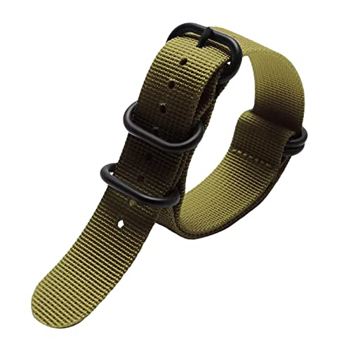 Bracelet de montre toile épaisse anti-irritation en nylon universel pour homme