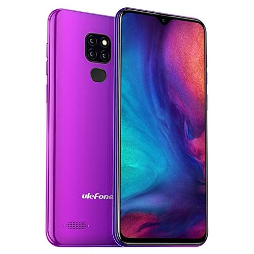 Teléfono móvil (2019), Ulefone Note 7P, 4G Dual SIM Smartphone Libres - 6.1 '' Pantalla de Gota de Agua, Android 9.0, MTK6761 2.0GHz 3GB RAM 32GB ROM, Triple cámara Trasera, GPS, OTG Crepúsculo